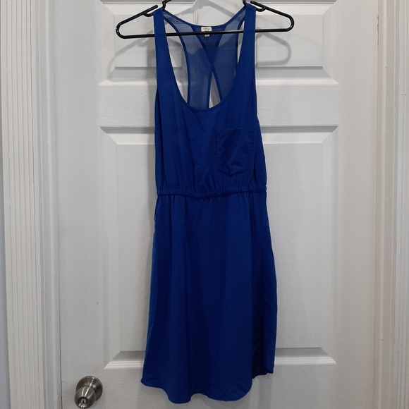 Aritzia Dresses & Skirts - Aritzia Wilfred Silk Victoire Blue Dress XS